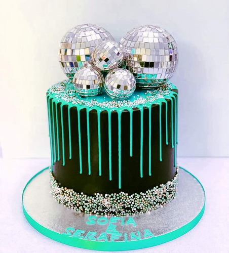Decoración De Disco Bola De Los 70 Para Fiesta De Cumpleaños