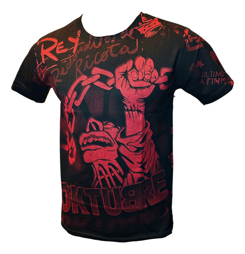 Oktubre Remera Algodon Premium Full Print Redonditos Ricota