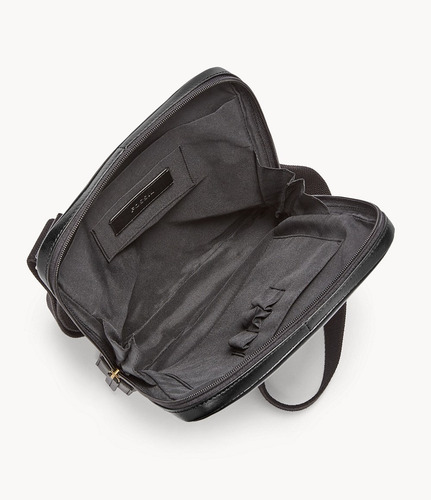Imagen 2 de 5 de Crossbody Fossil Haskell Negra Mbg9396001 28x24cm *jcvboutiq