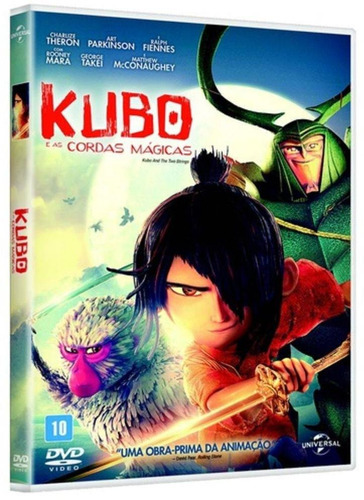 Kubo E As Cordas Mágicas - Dvd - Uma Aventura Imaginativa
