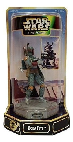 Star Wars Epic Force 6 Boba Fett Figurine On 360 ° Base 