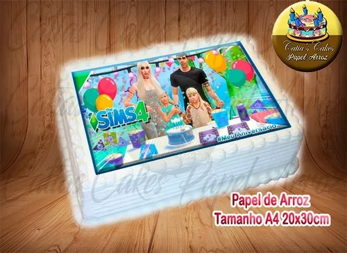 Papel De Arroz Para Bolo De Aniversário Barbie - Mod 4