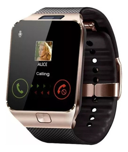 Smartwatch Feminino Generic D20 13 Touchscreen Preto