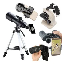 Comprar Suporte Adaptador Celular Telescópio Binóculo Microscópios