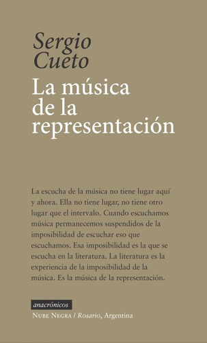 La Música De La Representación - Sergio Cueto