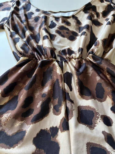 Mono Mujer Animal Print Talle M Mangas 3/4 (Usado)