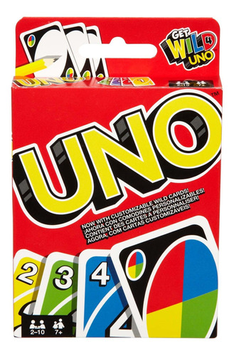 Uno Original Juego De Cartas Familiar