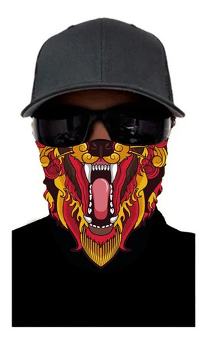 Cuello Mascara Pañuelo Termico Lycra Frio Samurai Warrior