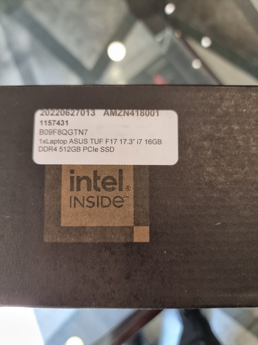 Asus Tuf F17 706heb Intel Core I7 512 Gb (Usado)
