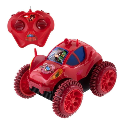 Super Manobra Pj Mask - Veículo Rc De 3 Funções (vermelho) Cor Vermelho Personagem Corujita