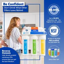Comprar Sistema Purificación Filtración Osmosis Inversa Nsf + Filtro