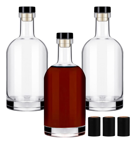 Botellas De Vino 3pcs Botellas De Vidrio 750ml Botellas...