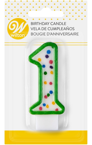 Vela Dos Años Verde Wilton 2811-9101