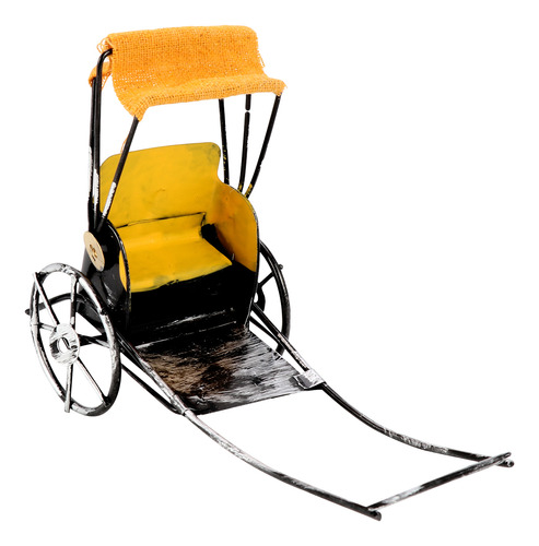 Escultura De Rickshaw Modelo Rickshaw De Hierro Forjado