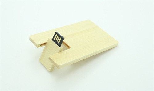 Imagem 3 de 8 de 10 Pendrive Usb 8gb Cartão Madeira Pencard P/ Gravação Laser