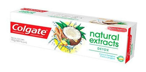 Kit Creme Dental Colgate Natural Extracts Detox 90g C 12 Un