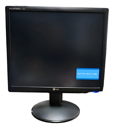 Monitor Pc De 17 PuLG Marca LG Flatron L1734s Vga Negro (Usado)