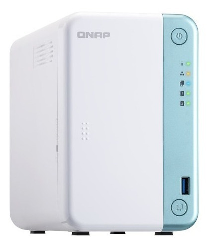 Imagen 3 de 5 de Servidor Qnap Almacenamiento Nas De 2 Bahías Ts-251d-2g-us