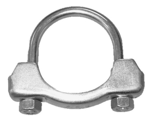 Bracadeira Para Escapamento Universal 1.7/8 Cor Prateado