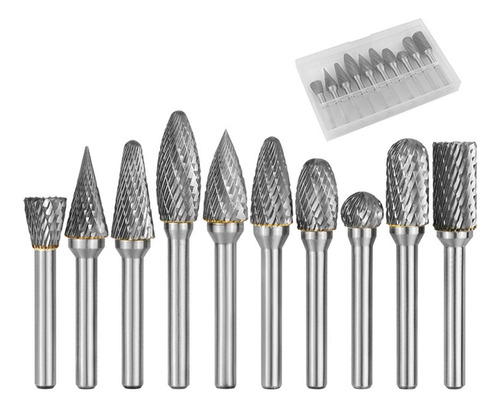 Juego De Brocas Rotativas De Doble Corte Para Carpintería