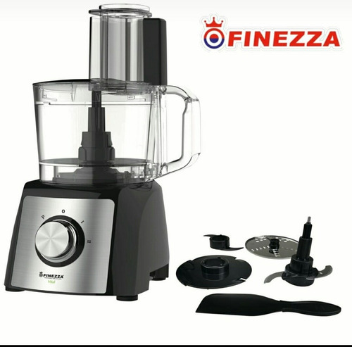 Procesador De Alimentos Finezza 1200w De  2 Velocidades 