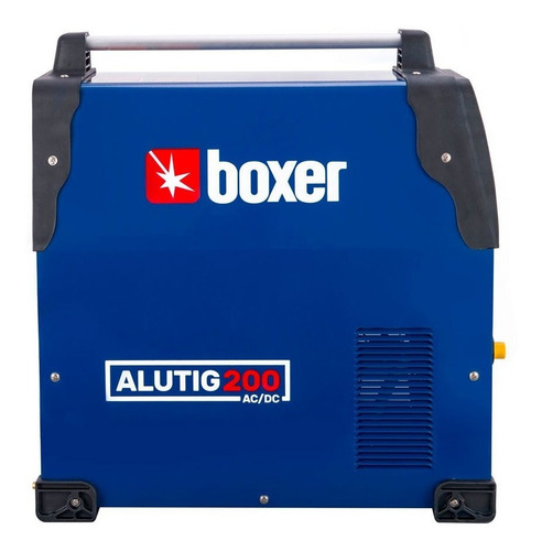 Máquina de solda inverter Boxer AluTIG 200 AC/DC azul e preta 60Hz 110V/220V