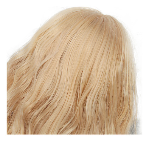 Peluca Para Muñecas De Color Melocotón 1/3, Pelo Largo Con A