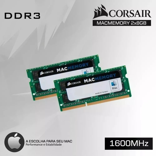 Kit Mac Memory 2x8gb 16gb 1600mhz Notebook Mac Barato