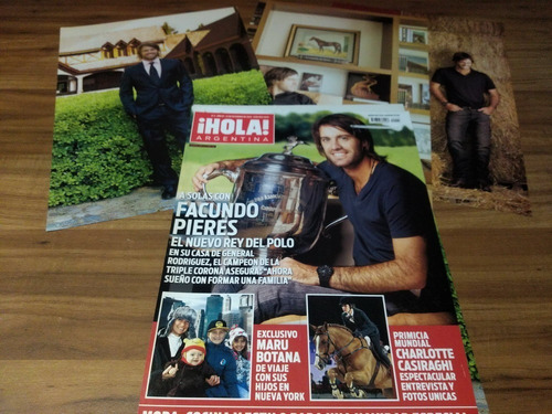 Facundo Pieres * Tapa Y Nota Revista Hola 5 * 2010