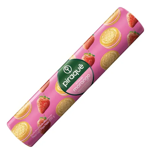BISCOITO PIRAQUÊ MORANGO