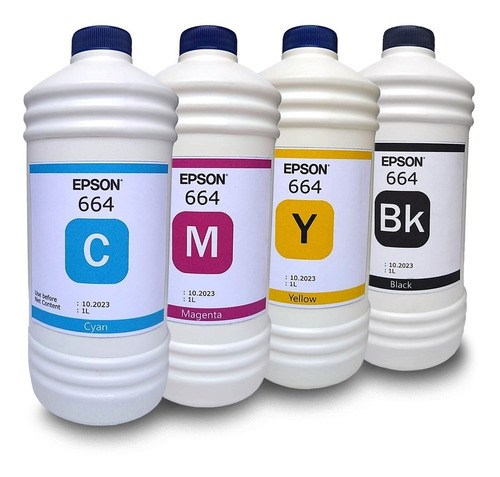 Tinta Epson Original 1 Litro L200 L210 L120 L355 L555 L800