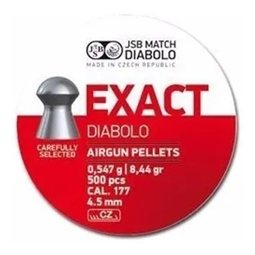 Balines Jsb Exact 4,51mm 0.547g 8,44gr Cal177 500u 4742