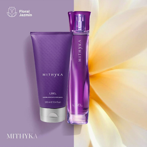 Imagen 2 de 6 de Colonia Mithyka 50ml + Loción Hidratante Perfumada 160 L'be
