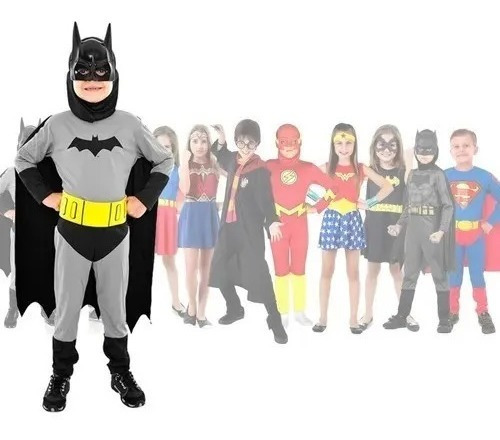 Disfraz Batman Infantil Clasico Liga De La Justicia 1666