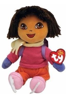 Dora E Macaco Pelucia Ty - Beanie Babies Disney - Dtc