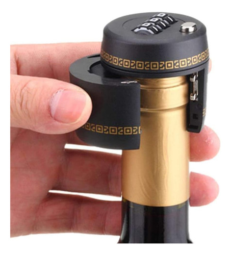 (6 Pack) Cerradura De Combinación Para Botellas De Vino...