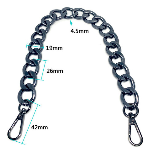 Correa De Cadena De Bolso De 8 Piezas Extensor De Correa De