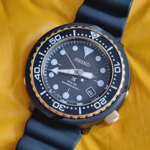 Relógio Seiko Prospex Sne498 Solar Golden Tuna | MercadoLivre