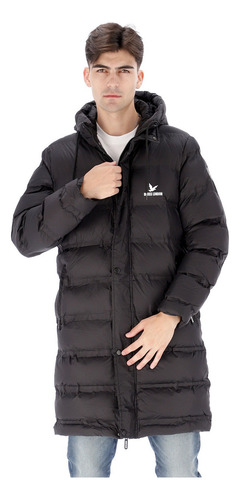 Camperon Bross London Doble Capucha Negro