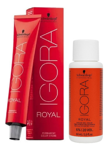Igora Coloração Permanente+loção Ativadora 30v 60ml