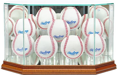 Mlb Octagon 9 béisbol Vidrio Display Case