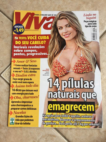 Revista Viva Grazi Massafera Alexandre Frota N°484