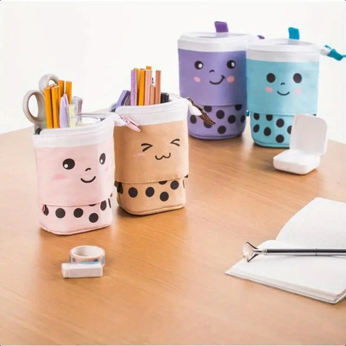 Estuche Retráctil Ajustable Para Lápices, Bonito Diseño De C
