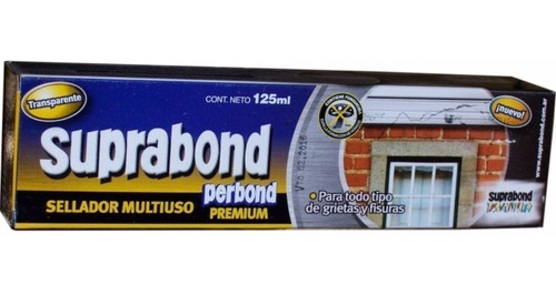 Imagen 1 de 3 de Sellador Suprabond Perbond Premium Transparente 125ml