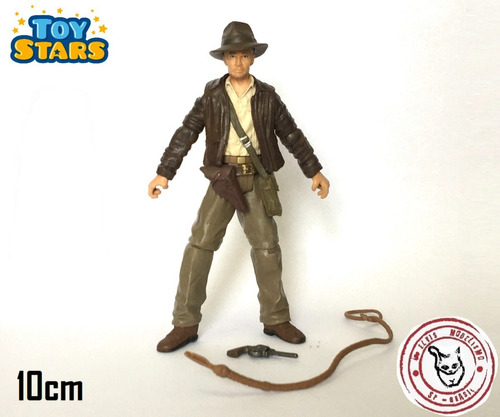 Boneco 10cm - Indiana Jones 1/16 Articulado + Acessórios #a