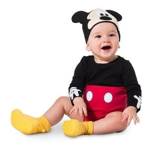 Mickey Mouse Disfraz Enterizo Bebe Disney Store  9-12