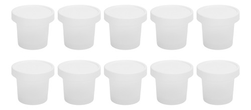Vasos De Postre Resistentes Al Calor, 10 Unidades, Tapas De
