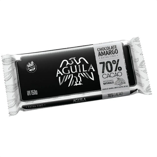 Imagen 1 de 1 de Chocolate De Taza Aguila 70% Cacao Amargo 150g - Arcor 