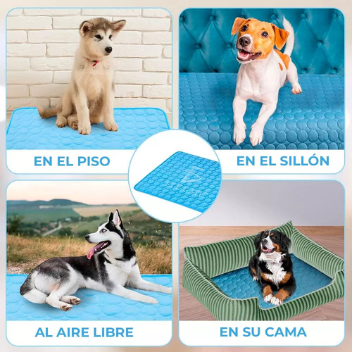 Tapete Alfombra Almohadilla Enfriamiento Mascotas Lavable Ele-Gate