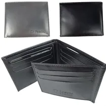 Comprar Carteira Masculina Fasolo Couro Legítimo Liso H055042 Preta Cor Preto